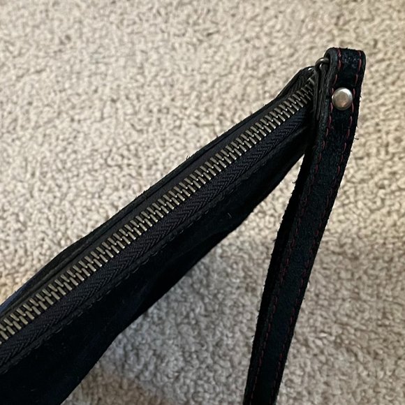 Patricia Nash *Cassini* Wristlet, Colorblock Suede, Gently Used - Picture 8 of 11